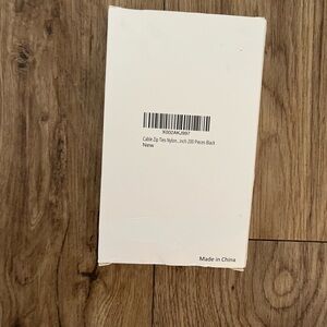 Nylon Cable Zip Ties - Black